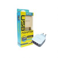 SATOO USB Plug & Charger 3 Port, Auto Max 3.4 A