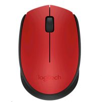 LOGITECH Wireless Mouse M171 - Merah (910-004657)