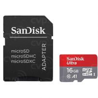 SANDISK ULTRA MICROSDHC 16 GB , A1, UHS-1, 98MB/s R