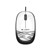 Wired Optical Mouse M105 - White [910-002932]
